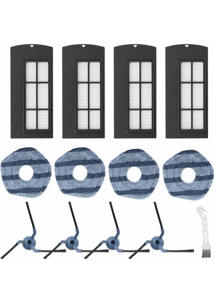 Clean X9 Pro Yan Fırça Hepa Filtre Paspas Bezi Parçaları Için (Yurt Dışından) fiyatları