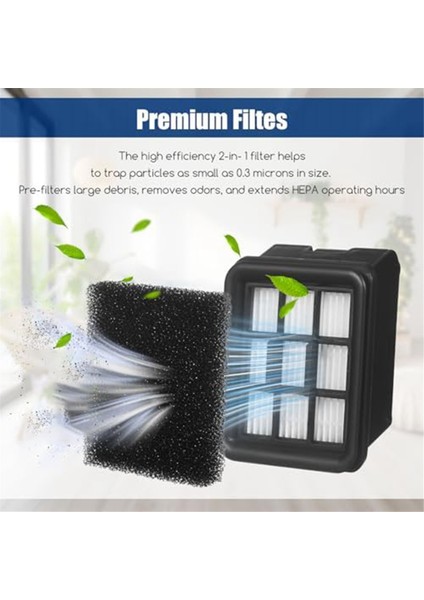 Hf3 3649A Için Yedek Fırça Silindir Filtre Seti (Yurt Dışından)