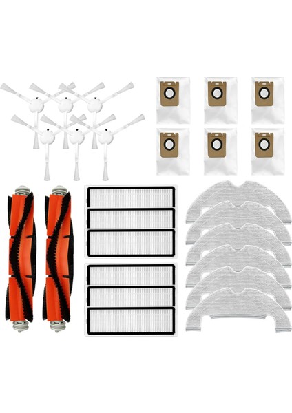 D10 Plus RLS3D Fırça Hepa Filtre Mop Pedi Toz Torbası (Yurt Dışından) modelleri
