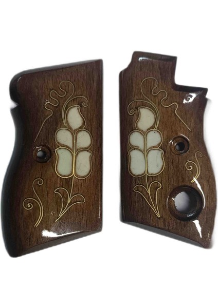 Tek Düğmeli Beretta Mod 70 Işlemeli Kabze