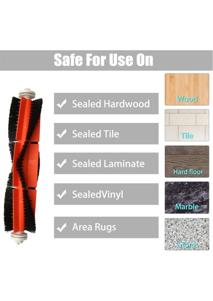 SDJQR01RR 1s S50 Ana Yan Fırça Filtresi Için 8 Adet (Yurt Dışından) indirimleri