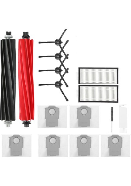 Q5 Max+ Ana Yan Fırça Hepa Filtre Paspas Bezi Toz Torbaları (Yurt Dışından) indirimleri