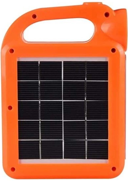 HB-6399A Cob Ledli Solarlı 3 Kademeli USB Çıkışlı Şarjlı Işıldak Fener (1 Adet Ampulü Unutma)