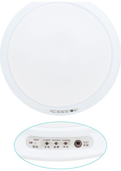 Brk PM-7673 95MM Beyaz 24 Ledli Şarjli Tavan Lambasi