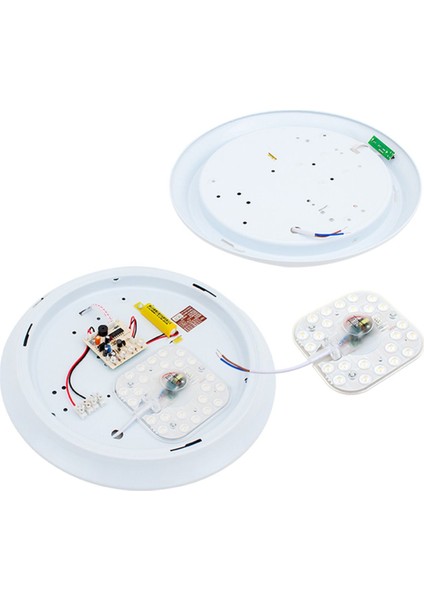 Brk PM-7673 95MM Beyaz 24 Ledli Şarjli Tavan Lambasi