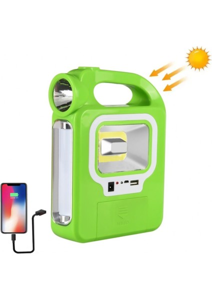 Shopzum HB-6399B Solar Çalışma Lambası (2 Parça Ampulü Unutma)