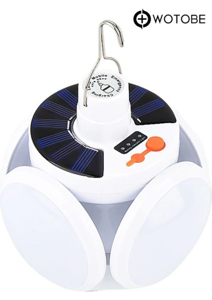 Güneş Enerjili Şarjlı Enerji Tasarruflu Katlanabilir Acil Durum Lambası