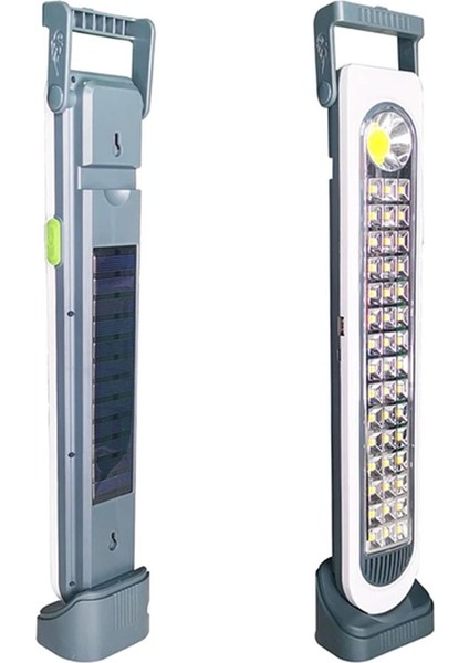 45 Ledli 45W Solarlı+Şarjlı Işıldak (4395)