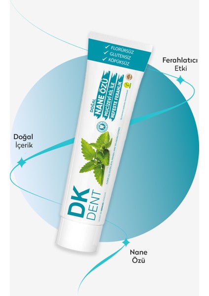 DKDENT Nane Özü Florürsüz Doğal Diş Macunu 75 ml modelleri