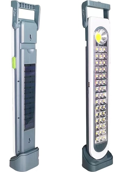45 Ledli 45W Solarlı+Şarjlı Işıldak (4202)