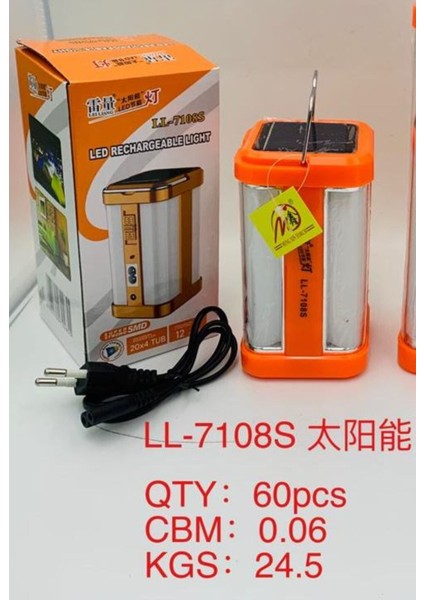 LL-7108S Şarjlı Ledli Işıldak