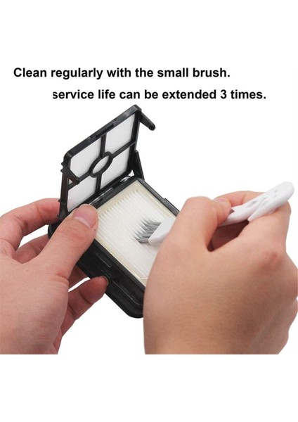 3 Adet Çok Amaçlı Fırça Rulosu 2787 ve Vakum Filtresi 1866 Uyumlu (Yurt Dışından) modelleri