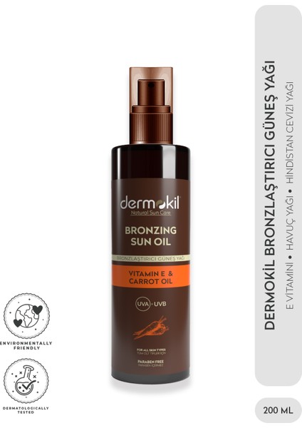 Bronzlaştırıcı Güneş Yağı 200 ml