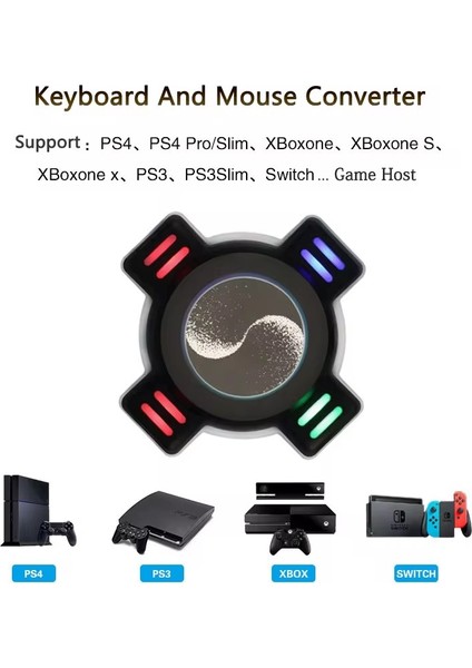 Klavye Mouse Dönüştürücü - Ps3 - Ps4 - Nıntendo Uyumlu