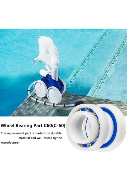 Polaris Havuz Temizleyici C60 C-60 180 280 Havuz Için 12 Paket Rulman Tekerleği (Yurt Dışından) fiyatları