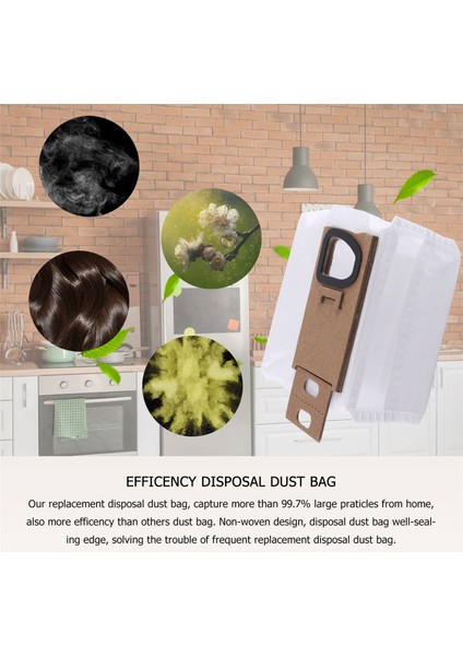 Xiaomi Roborock H7 H6 Elektrikli Süpürge Dokumasız Kumaş Toz Torbası (Yurt Dışından) fırsatları
