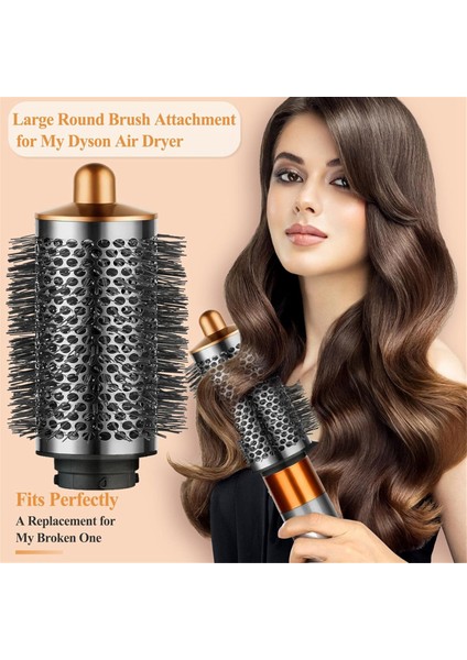 Dyson Airwrap Aparatları Için Büyük Yuvarlak Hacim Veren Fırça, A (Yurt Dışından) modelleri