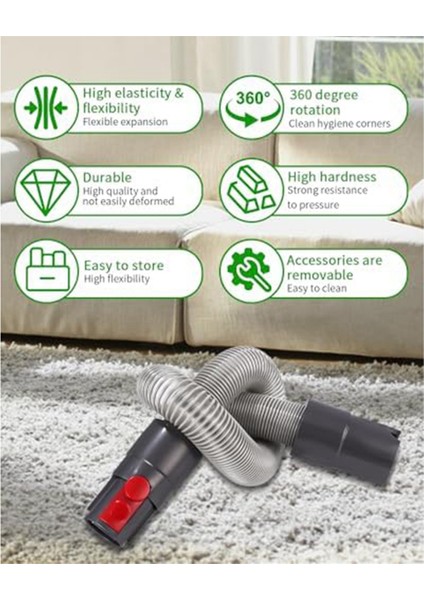 Dyson V15, V11, V10, V8, V7 Için Yedek Hortum Bağlantısı (Yurt Dışından) modelleri