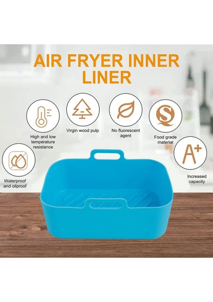 Silikon Tencere 7 Adet Ninja Dual Air Fryer Aksesuarları, (Mavi) (Yurt Dışından) fiyatları