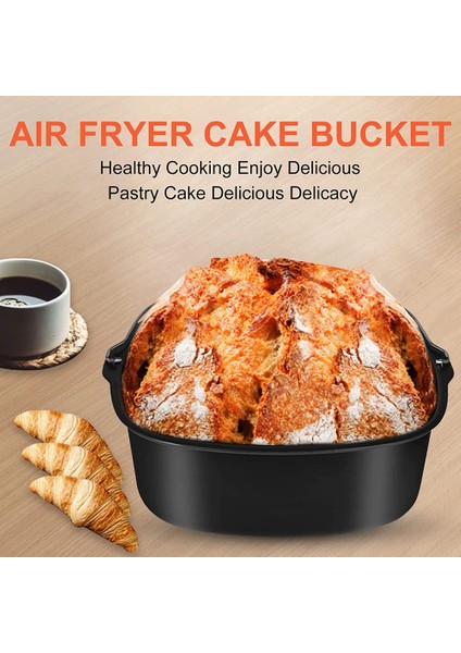 Inçlik Kek Haznesi, Pizza Tepsisi, Şiş Rafı ile Hava Fritöz Aksesuarları (Yurt Dışından) indirimleri