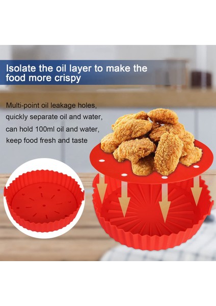 Silikon Hava Fritöz Sepeti, Gıda Güvenli Hava Fritözleri Fırın Aksesuarları (Yurt Dışından) modelleri