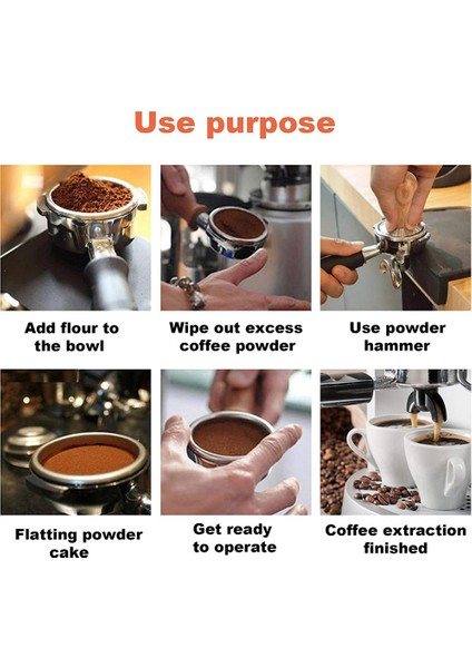 Kahve Tamper Seti, Espresso Kahve Tamper, Kahve Presleyici, 53MM (Yurt Dışından) indirimleri