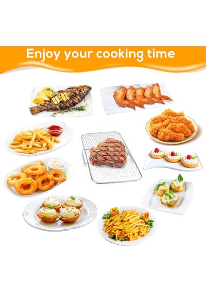 Ninja Dual DZ201 / DZ401 Hava Fritözü Için Çok Katmanlı Hava Fritözü Rafı (Yurt Dışından) modelleri