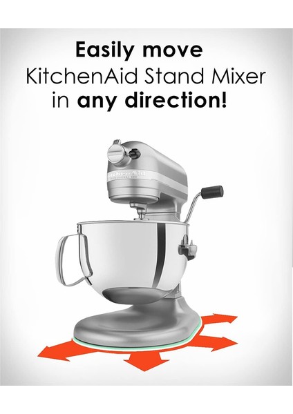 Kitchenaid 600 Serisi 5-8 Quart Kase Kaldırma Standı Için Mikser Kaydırıcı Mat (Yurt Dışından)