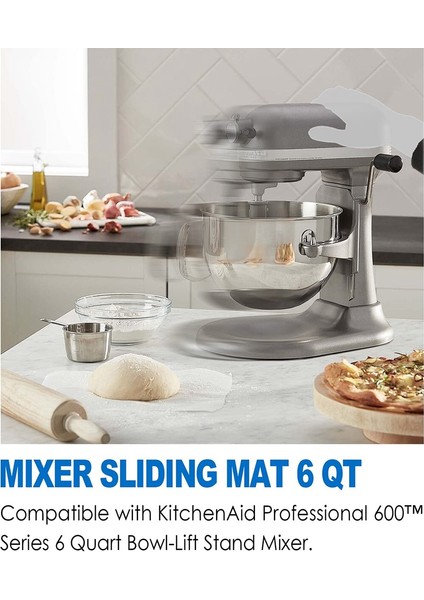 Kitchenaid 600 Serisi 5-8 Quart Kase Kaldırma Standı Için Mikser Kaydırıcı Mat (Yurt Dışından)