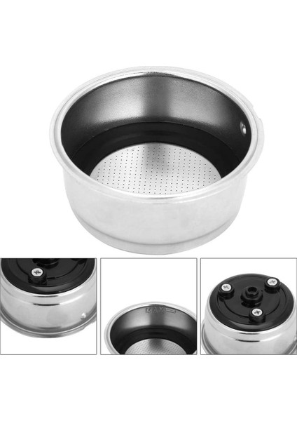 51MM Portafilter Filtre Sepeti, Paslanmaz Çelik Kahve Filtreleri, 2 Bardak (Yurt Dışından) indirimleri