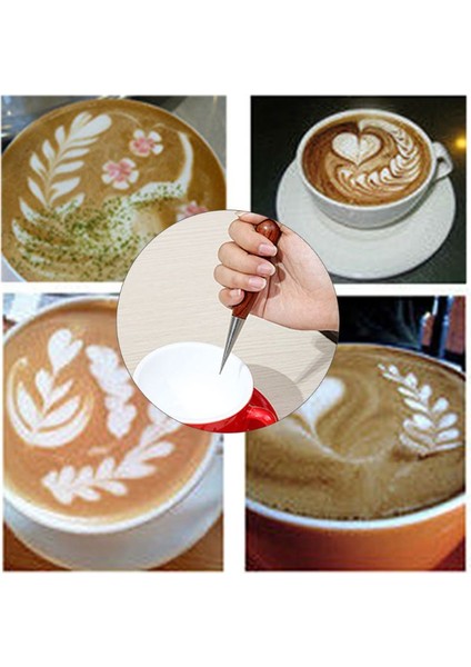 Beech Coffee Çekme Çiçek Iğnesi Profesyonel Barista Sanat Kalemi (Yurt Dışından) modelleri