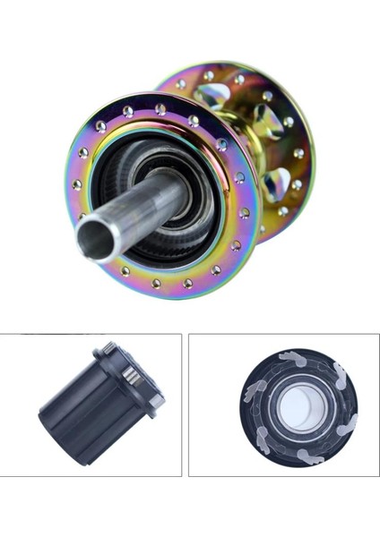 Pro7 Boost 110X15 Ön - 148X12 Arka Göbek Seti 32 Delik Siyah