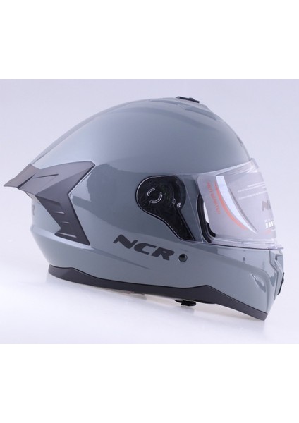 Kask Kapalı Ece Sertifikalı-Nardo Gri