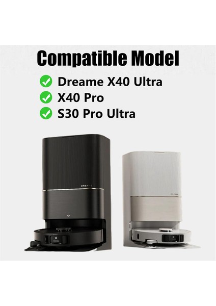 Dreame X40 Ultra, X40 Pro, S30 Pro Ultra Robot Süpürge Yedek Parçaları Ana Yan Fırça Hepa Filtresi Için Aksesuar Kiti (Yurt Dışından)
