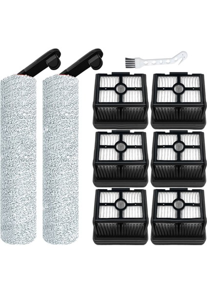 Dreame H12 PRO/H12 Çift Elektrikli Süpürge Yedek Yedek Parça Rulo Fırça Hepa Filtre Aksesuarları (Yurt Dışından)