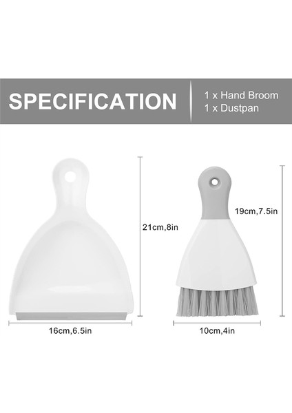 Küçük Süpürge ve Faraş Seti, Ev, Masaüstü, Kanepe, Klavye, Süpürme Için Temizleme Fırçası Combo ile Mini El Toz Tavası (Yurt Dışından) fiyatları