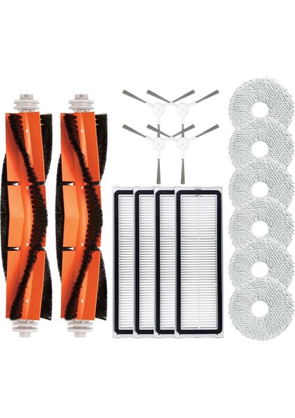 Xiaomi Robot Vakum S10 + / S10 Artı Aksesuarları Ana Yan Fırça Hepa Filtre Paspas Bez Bez Yedek Parça (Yurt Dışından)