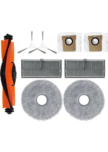 Xiaomi Mıjia M30S Robotlu Süpürge Ana Yan Fırça Hepa Filtre Paspas Bezi Toz Torbaları Yedek Parçalar (Yurt Dışından)