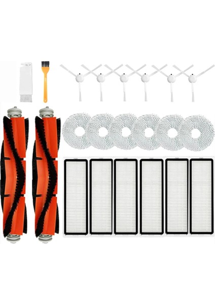 Dreame L10S Ultra S10 S10 Pro Mijia Omni 1s B101CN B116 Robot Vakum Yedek Parça Ana Yan Fırça Hepa Filtre Paspas (Yurt Dışından)