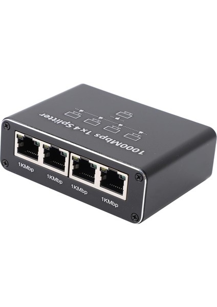 1 Gigabit Ethernet Anahtarı 4 Bağlantı Noktalı 1000MBPS, RJ45 1 Ila 4 Ethernet Splitter, RJ45 Lan Ağ Anahtarı 1-2 Gigabit Ağ Bölücü, Bilgisayar, Hub, Anahtar, Yönlendirici ZR889