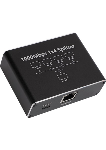 1 Gigabit Ethernet Anahtarı 4 Bağlantı Noktalı 1000MBPS, RJ45 1 Ila 4 Ethernet Splitter, RJ45 Lan Ağ Anahtarı 1-2 Gigabit Ağ Bölücü, Bilgisayar, Hub, Anahtar, Yönlendirici ZR889