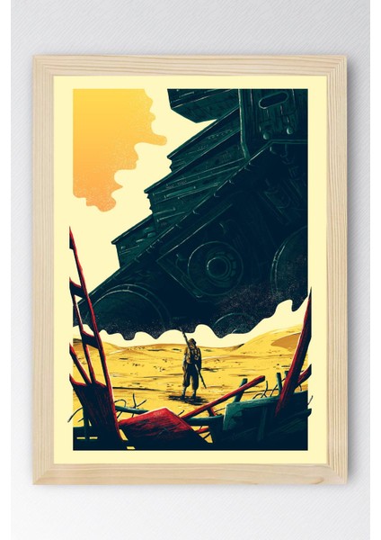 Star Wars Çerçeveli Tablo - Uzay Savaşları Fim Posteri Tablo