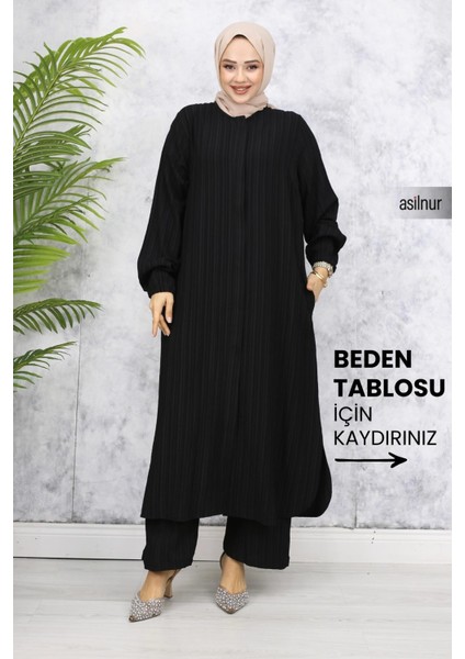 Merve Pamuklu Umre Takımı Siyah