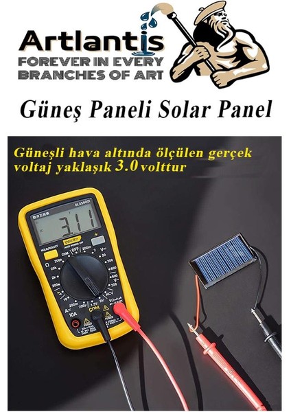 Güneş Paneli Solar Panel 8x4 cm 3 Volt 100 Ma 3 Adet Güneş Enerjisi Okul Sınıf Deney Çalışmaları 80X40 mm fırsatları