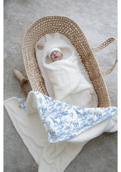 Peluş Kundak ve Çift Yüz Battaniye - Dotty