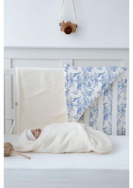 Peluş Kundak ve Çift Yüz Battaniye - Dotty fırsatları