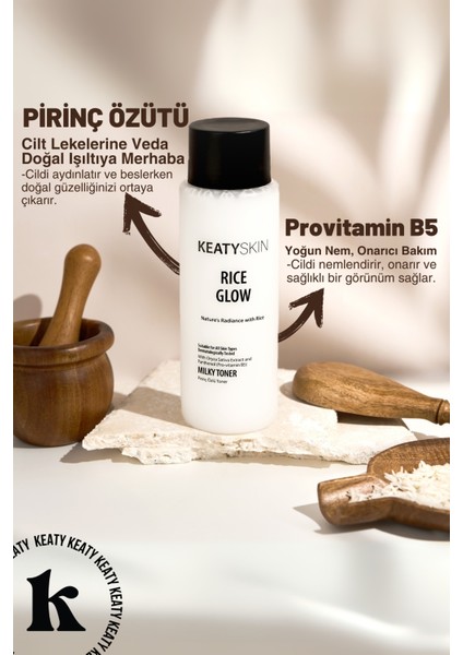 Cam Cilt Etkisi Bakım Seti | Milky Toner 200ML + Beyazlatıcı Krem 50ML fırsatları