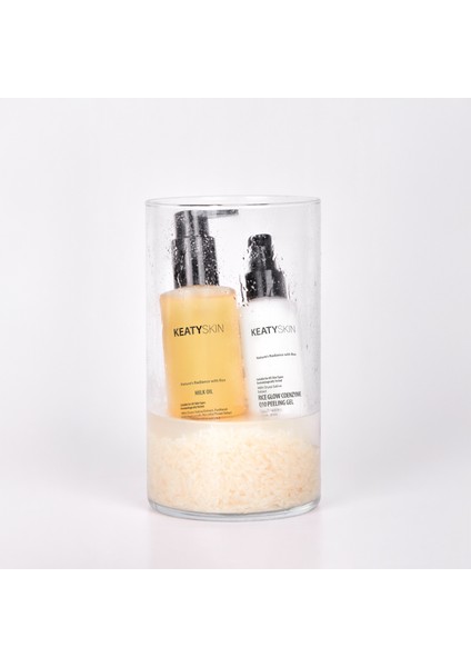 Pirinç Özlü Temizleme ve Bakım Seti | Arındırıcı Peeling 30ML + Yüz Yıkama Jeli 200ML