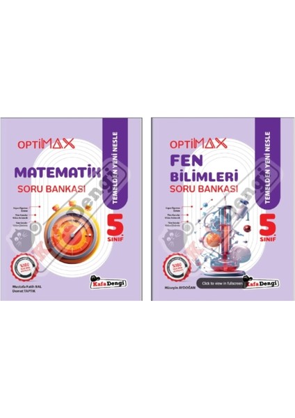 5. Optimax Matematik - Fen Bilimleri - Soru Bankası