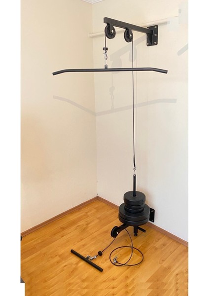 Duvar Tipi Cable Crossover Lat Puldown & Pushdown ,row ,biceps ,triceps Omuz Çalışma Istasyonu